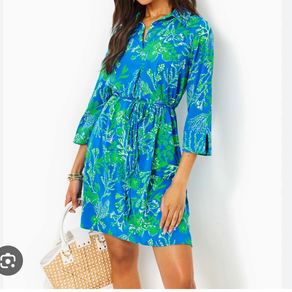 COPY - Lilly Pulitzer Pilar Tunic Dress -A Lil Salty  Size M. Great condition
